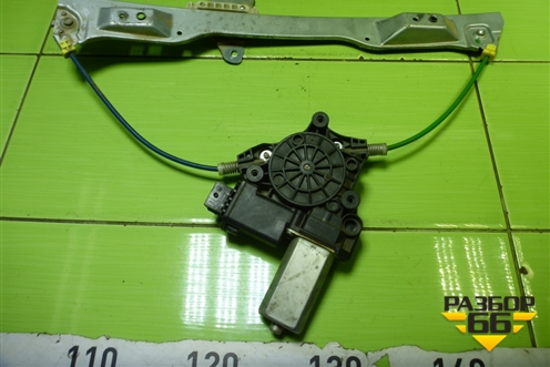 Стеклоподъёмник электрический передний левый (5ти дверный кузов) для Opel Corsa D с 2006-2014г (Корса Д)