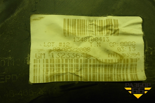 Обшивка двери задней правой под механику (13233645) для Opel Corsa D с 2006-2014г (Корса Д)