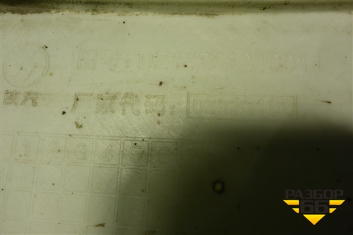 Корпус подножки левой (DZ14251240011) для Shacman (shaanxi) X3000 (Х3000)