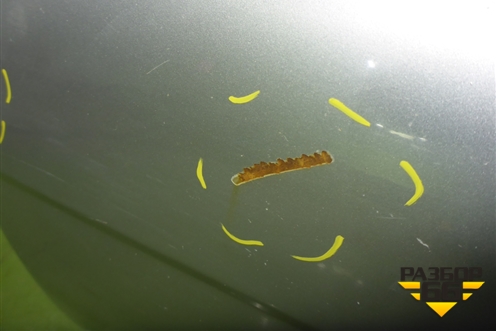 Дверь задняя левая (0K2NC73020) для Kia Spectra с 2001г (Спектра)