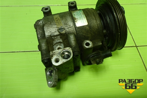 Компрессор кондиционера (1.6л S6D) (227208111010) для Kia Spectra с 2001г (Спектра)