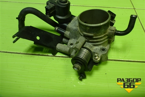 Заслонка дроссельная механическая  (1.6л S6D) для Kia Spectra с 2001г (Спектра)