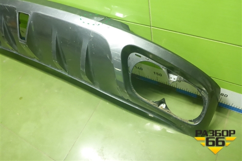 Юбка заднего бампера (2804102CR01) для Changan UNI-K с 2020г (Юни К)