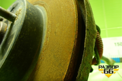 Кулак задний левый (под ABS дисковые тормоза) для Kia Spectra с 2001г (Спектра)