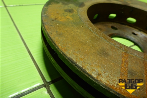 Диск тормозной передний вентилируемый для Kia Spectra с 2001г (Спектра)