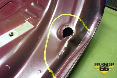 Крышка багажника (под вставку) (692004L000) для Hyundai Solaris с 2010-2016г (Солярис)