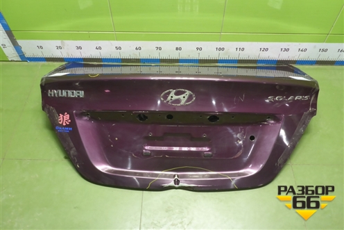 Крышка багажника (под вставку) (692004L000) для Hyundai Solaris с 2010-2016г (Солярис)