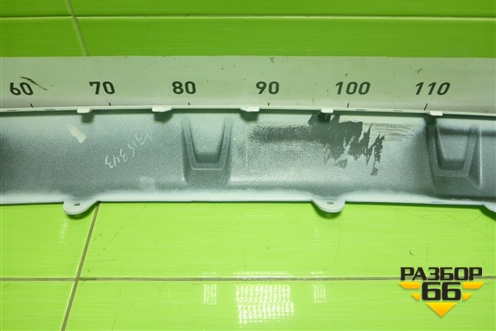 Накладка заднего бампера (на юбку M-пакет) (51128089547) для BMW X5 G05 с 2018г (Х5 Г05)