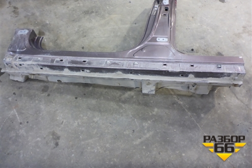 Порог со стойкой левый для Hyundai Santa Fe с 2012-2018г (Санта Фе)