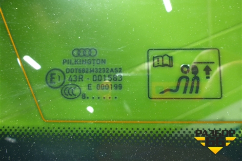 Стекло глухое левое (универсал) для Audi A4 (В8) с 2007-2015г (А4)