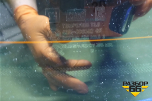 Стекло заднее (седан) (95421517) для Chevrolet Aveo (Т300) с 2011г (Авео Т300)