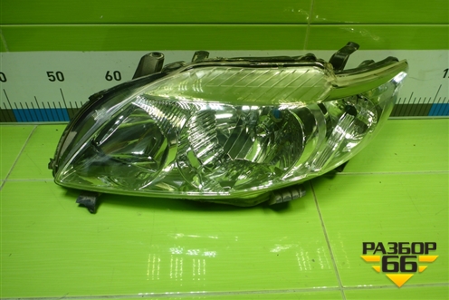 Фара левая (до 2010г галоген Дубликат) (8117012A60) для Toyota Corolla (E15) с 2006-2013г (Королла 150)