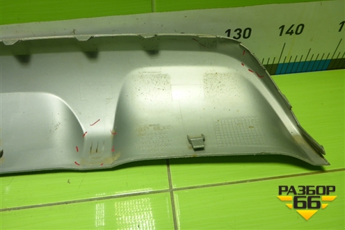 Накладка заднего бампера (до 2020г X-Line) (H086665500) для Kia Rio с 2017г (Рио 4)