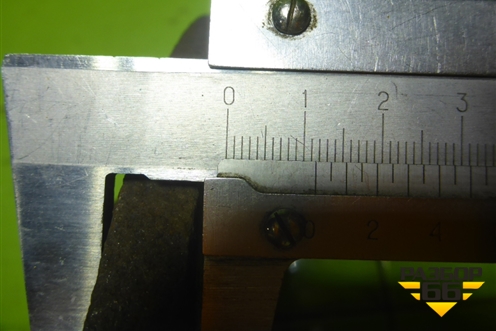 Диск тормозной задний (1K0615601AD) для Volkswagen Tiguan с 2011-2016г (Тигуан)