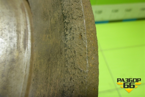 Диск тормозной задний (1K0615601AD) для Volkswagen Tiguan с 2011-2016г (Тигуан)