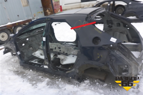 Крыло заднее левое (5ти дверный кузов) для Honda Civic 5D с 2005-2011г (Цивик)