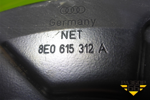 Кожух тормозного диска передний правый (8E0615312A) для Audi A4 (В7) с 2004-2009г (А4)