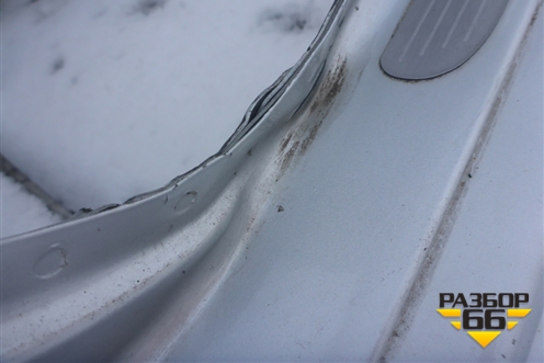 Порог со стойкой левый (5ти дверный хетчбэк) для Ford Focus 2 с 2005-2008г (Фокус)