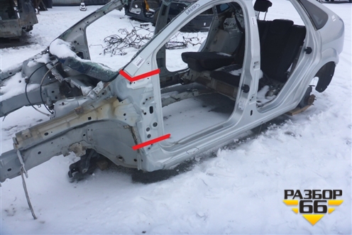 Лонжерон передний левый для Ford Focus 2 с 2005-2008г (Фокус)