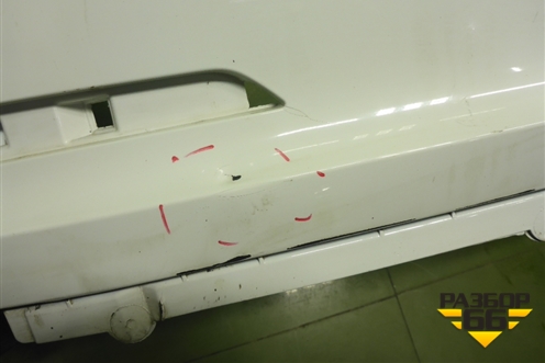 Бампер задний (60U807421D) для Skoda Rapid с 2020г (Рапид)