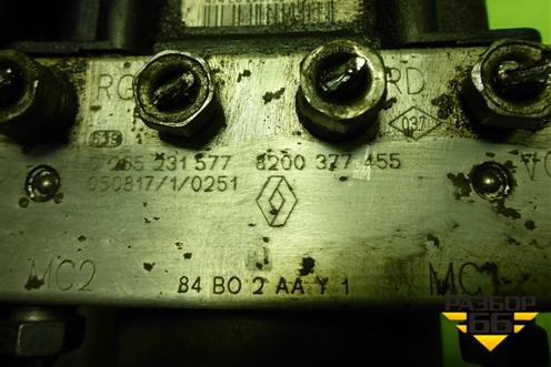 Блок ABS (8200377455) для Renault Megane 2 с 2002-2009г (Меган)