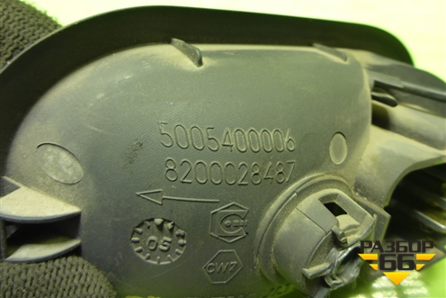 Ручка внутренняя двери задней левой (8200028487) для Renault Megane 2 с 2002-2009г (Меган)