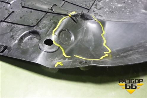 Накладка декоративная на переднюю панель (5509111XKQ00A) для Haval F7 с 2019г (Ф7)