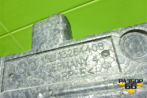 Наполнитель переднего бампера (до 2012г) (13264408) для Opel Astra J с 2009г (Астра Джей)