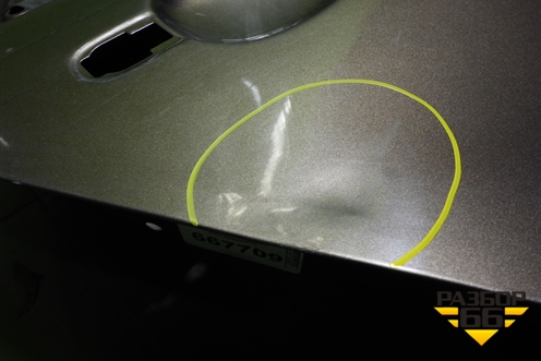 Дверь задняя правая (6RU833056C) для Volkswagen Polo (седан) с 2010г (Поло)