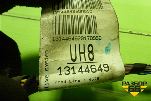 Проводка двери передней правой (3-х дверный кузов) (13144649) для Opel Corsa D с 2006-2014г (Корса Д)