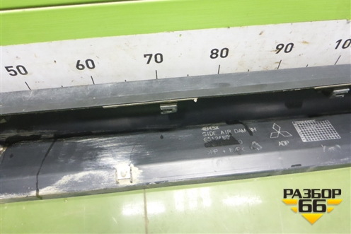 Накладка на порог наружная правая (6512A602) для Mitsubishi Outlander с 2012-2024г (Аутлендер)