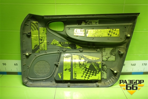 Обшивка двери передней левой под электрику для Chevrolet Lanos с 2004г (Ланос)