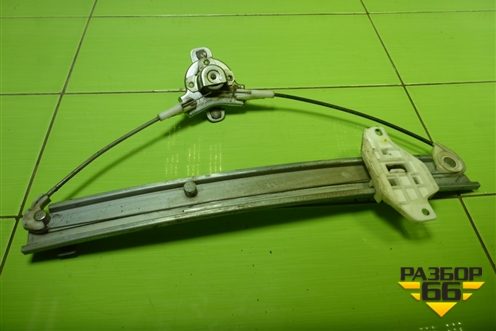 Стеклоподъёмник механический задний левый для Chevrolet Lanos с 2004г (Ланос)