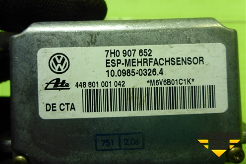 Датчик ускорения (7H0907652) для Volkswagen Touareg c 2002-2010г (Туарег)