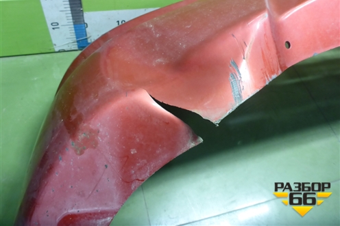 Бампер задний (до 2014г хетчбэк) (866114L200) для Hyundai Solaris с 2010-2016г (Солярис)