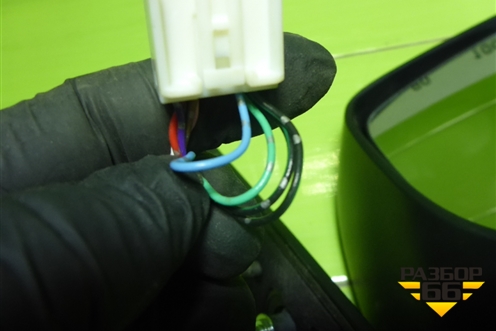 Зеркало правое электрическое (9 контактов) для Toyota Land Cruiser Prado(150) с 2009г (Ленд Крузер Прадо)