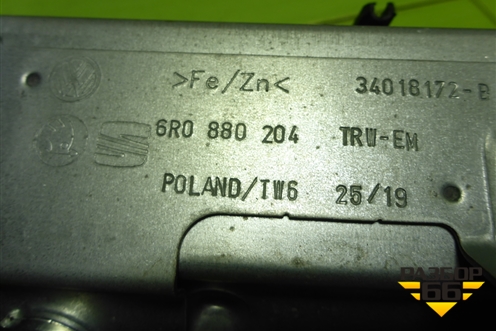 Подушка безопасности пассажирская в торпедо (6R0880204A) для Volkswagen Polo (седан) с 2010г (Поло)