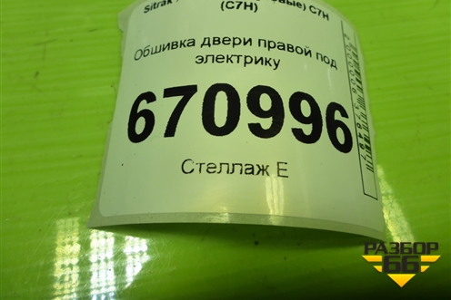 Обшивка двери правой под электрику (AZ16D433001002) для Sitrak C7H (С7Н)