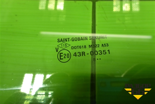Стекло двери задней левой для Nissan Terrano с 2014г (Терано)
