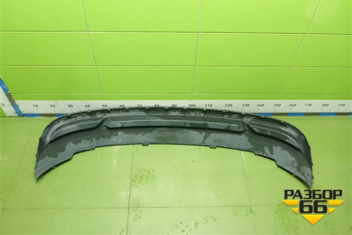 Юбка заднего бампера (60U807521) для Skoda Rapid с 2020г (Рапид)