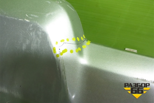 Накладка заднего бампера (после 2015г под парктроник) (850706023R) для Renault Duster I с 2010-2021г (Дастер)