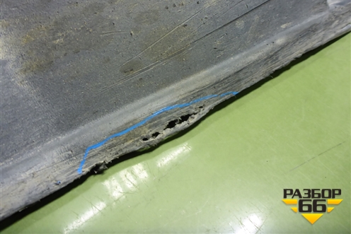 Накладка на порог наружная левая (BM51A10155A) для Ford Focus 3 с 2011г (Фокус)