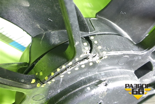 Вентилятор охлаждения радиатора (1308100XKY9AA) для Haval H6 с 2014г (Аш6)