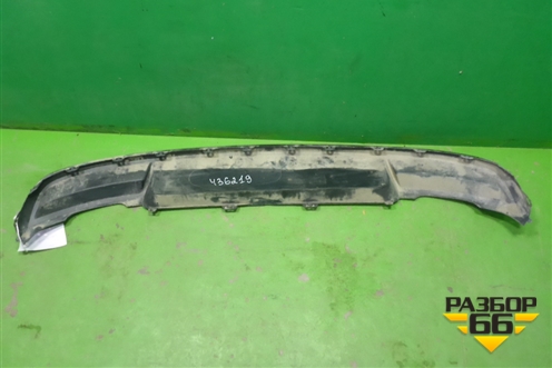 Юбка заднего бампера (3V5807521) для Skoda Superb с 2015г (Суперб)