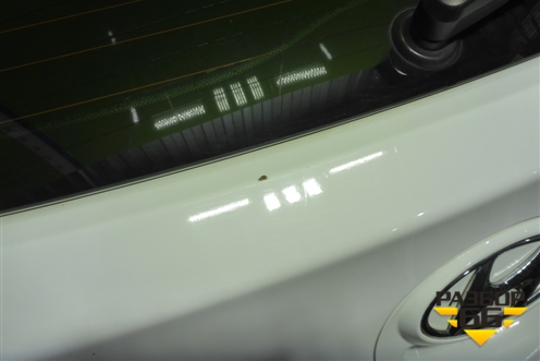 Дверь багажника со стеклом (737004L240) для Hyundai Solaris с 2010-2016г (Солярис)