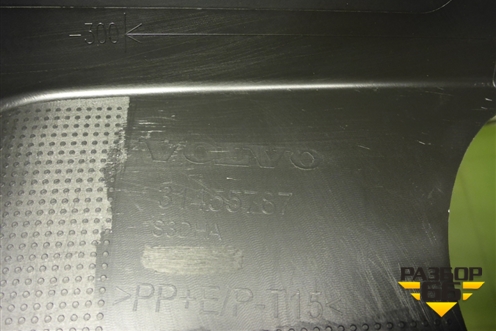 Юбка заднего бампера (новая) (31455787) для Volvo V60 Cross Country с 2017г (В60 Кросс Кантри)