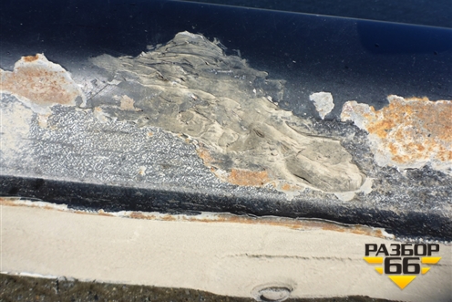 Порог со стойкой правый для VAZ Kalina/Калина