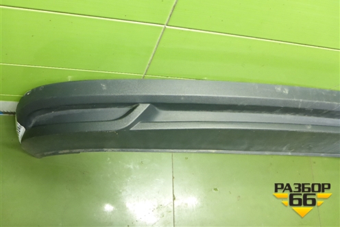 Юбка заднего бампера (60U807521A) для Skoda Rapid с 2020г (Рапид)