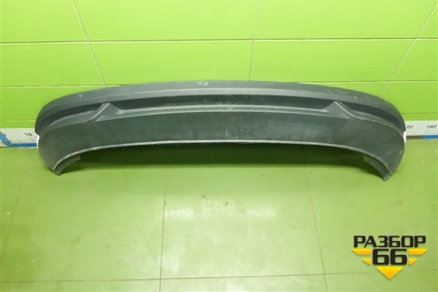 Юбка заднего бампера (60U807521A) для Skoda Rapid с 2020г (Рапид)