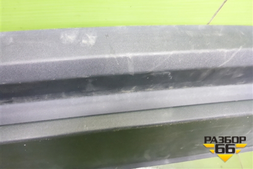 Юбка заднего бампера (60U807521A) для Skoda Rapid с 2020г (Рапид)